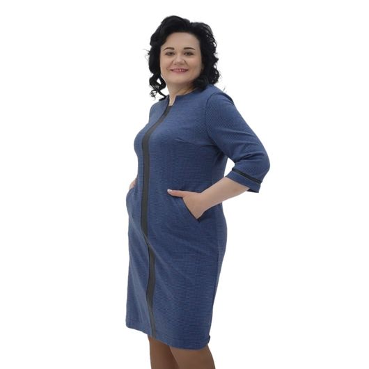 Платье Нова Стайл, синее, Цвет: Синий, Размер: 54