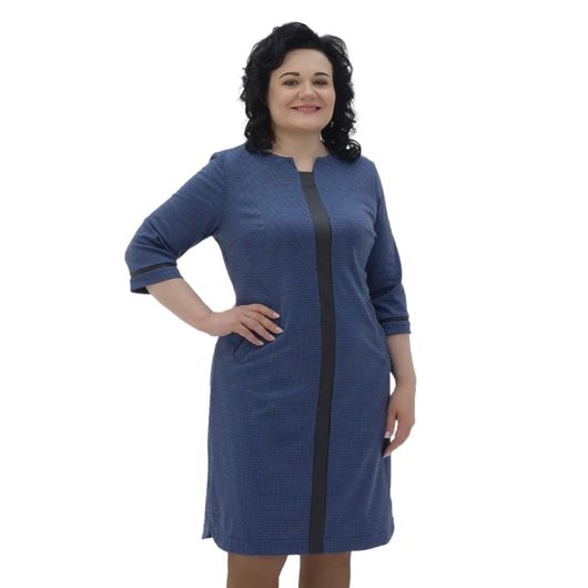 Сукня Нова Стайл, синя, Колір: Синій, Розмір: 50, зображення 4