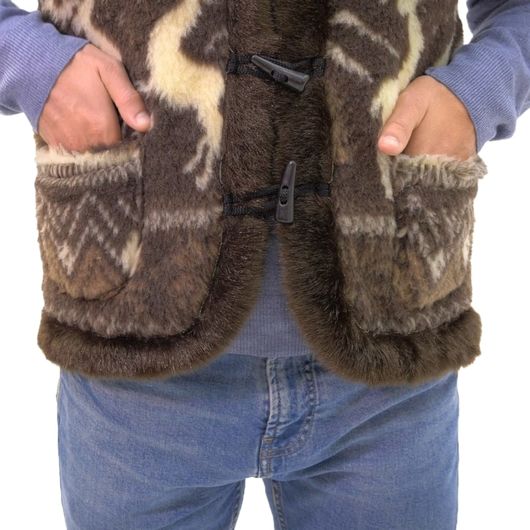 Жилет Смерека, темно-коричневий, Колір: Темно-коричневий , Розмір: 50, зображення 2