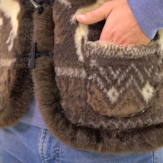 Жилет Смерека, темно-коричневий, Колір: Темно-коричневий , Розмір: 70, зображення 4