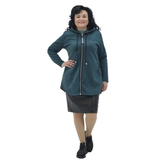 Куртка Мода Макс, зеленая, Цвет: Зеленый, Размер: 54