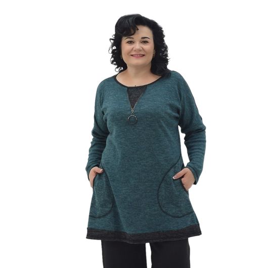 Туника Авелия, зеленая, Цвет: Зеленый, Размер: 58