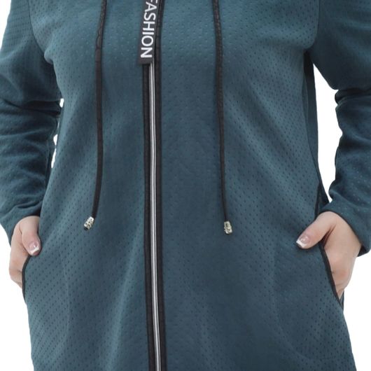 Куртка Мода Макс, зеленая, Цвет: Зеленый, Размер: 54, изображение 2