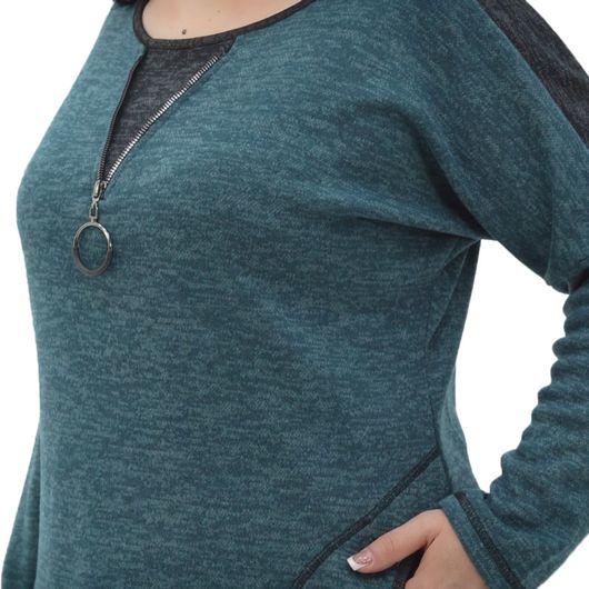 Туника Авелия, зеленая, Цвет: Зеленый, Размер: 58, изображение 4