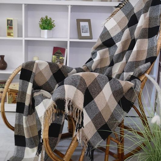 Плед Английские традиции, бежевый, Цвет: Бежевый , Размер: 140*200 