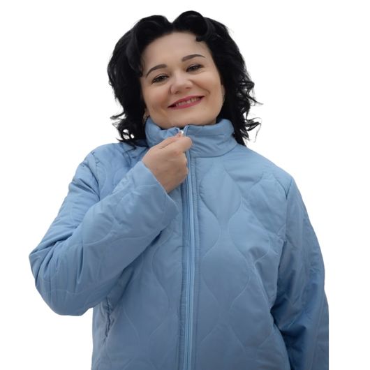 Куртка Люкс Комфорт, голубая, Цвет: Голубой , Размер: 60, изображение 3