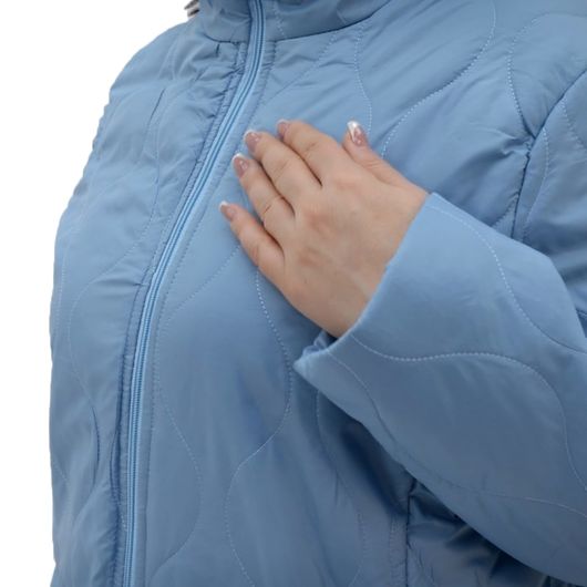 Куртка Люкс Комфорт, голубая, Цвет: Голубой , Размер: 50, изображение 4