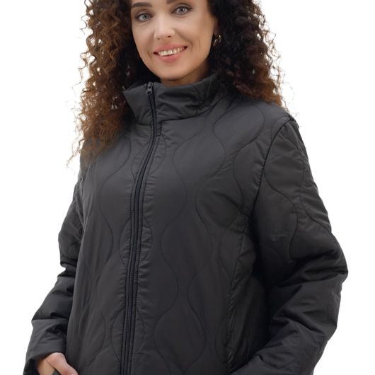 Куртка Люкс Комфорт, черная, Цвет: Черный, Размер: 60, изображение 2