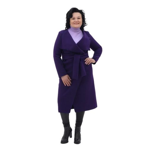 Пальто Діва, фіолетове, Колір: Фіолетовий , Розмір: M