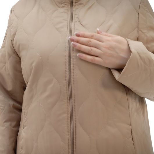 Куртка Люкс Комфорт, кофейная, Цвет: Кофейный , Размер: 48, изображение 4