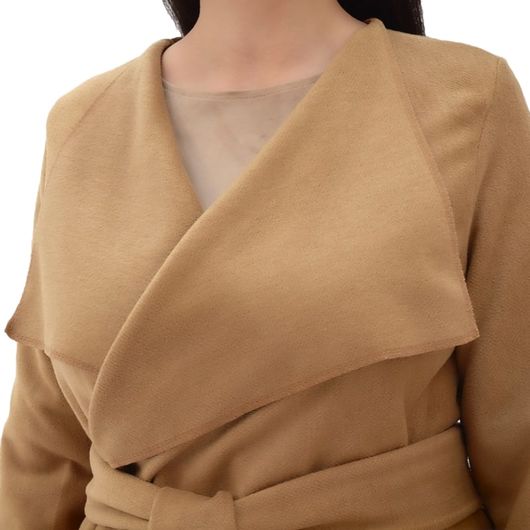 Пальто Діва, пудрово, Колір: Пудровий , Розмір: 2XL, зображення 4