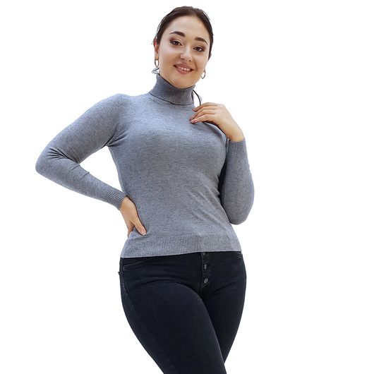 Гольф Кетрін, сірий, Колір: Сірий, Розмір: 2XL, зображення 7