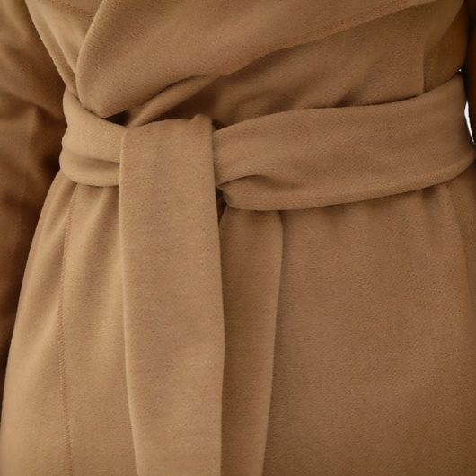 Пальто Діва, світло-коричневе, Колір: Світло коричневий, Розмір: XL, зображення 2