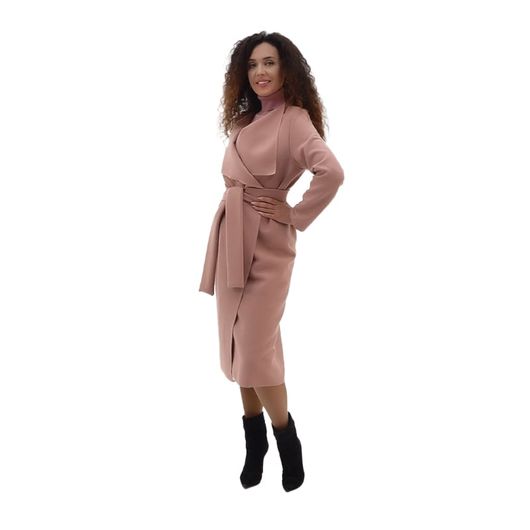 Пальто Діва, світло-рожеве, Колір: Світло рожевий, Розмір: M