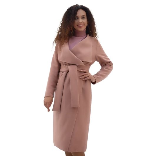 Пальто Діва, світло-рожеве, Колір: Світло рожевий, Розмір: M, зображення 3