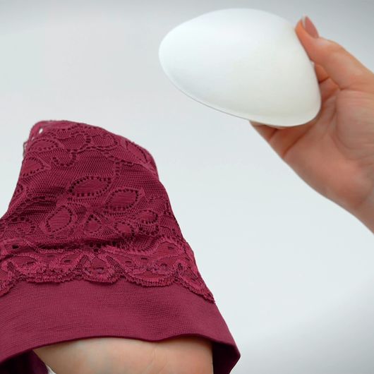 Топ Ажур Бра бесшовное нижнее белье, бордовое, Цвет: Бордовый , Размер: 4XL, изображение 3