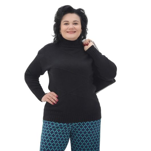 Джемпер Шик, чорний, Колір: Чорний, Розмір: XL, зображення 2