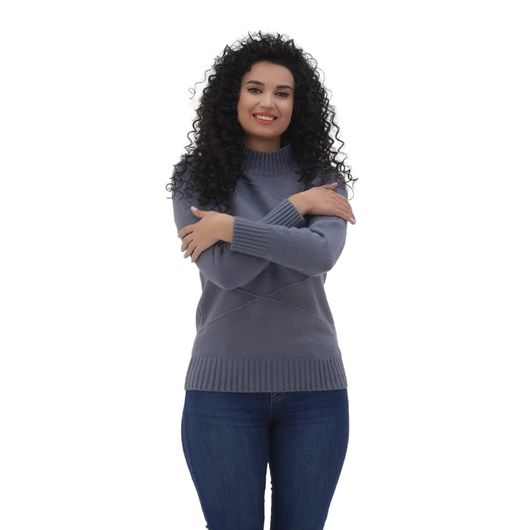 Джемпер Шик, джинс, Колір: Джинс , Розмір: 2XL, зображення 4