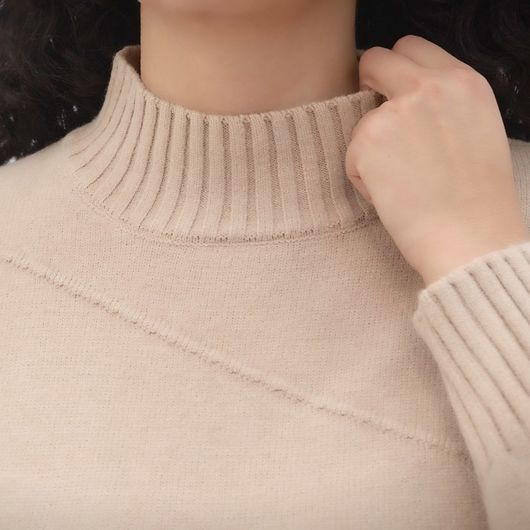 Джемпер Шик, капучино, Колір: Капучіно, Розмір: M, зображення 3