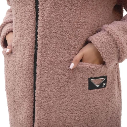 Шуба Мадам, серая, Цвет: Серый , Размер: XS, изображение 6