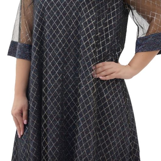 Сукня Голден стиль, чорна, Колір: Чорний, Розмір: 54, зображення 4