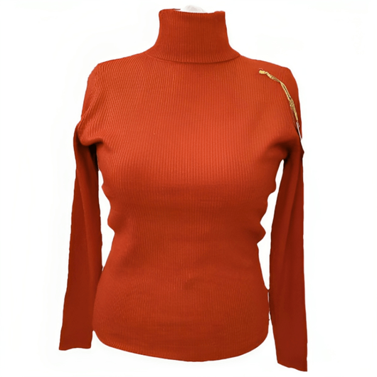 Гольф Сюзанна, откладной воротник, фиолетовый, Цвет: Фиолетовый , Размер: 46-52, изображение 8