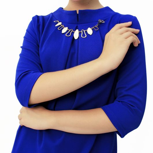 Платье Бритни, индиго, Цвет: Индиго , Размер: 42