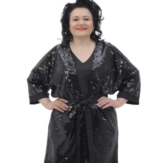 Костюм Сияние, черный, Цвет: Черный, Размер: 2XL, изображение 6