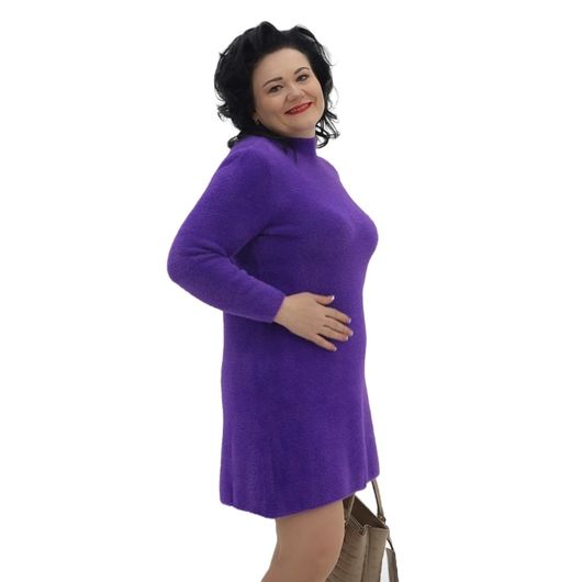 Сукня Овація, фіолетове, Колір: Фіолетовий , Розмір: 52-60, зображення 2