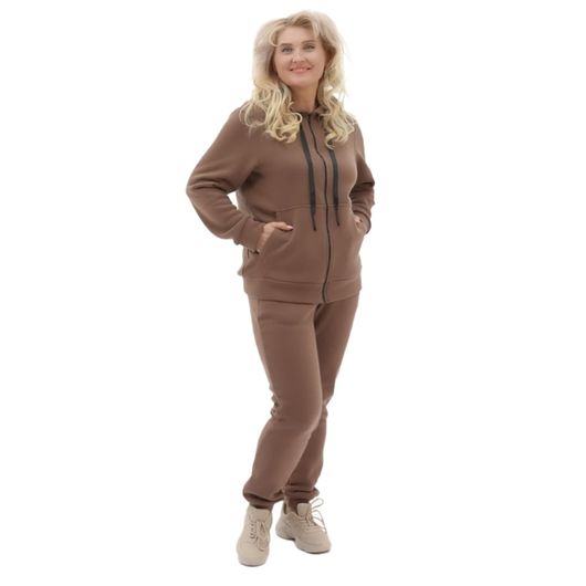 Костюм Теплые объятия, кофейный, Цвет: Кофейный , Размер: 58