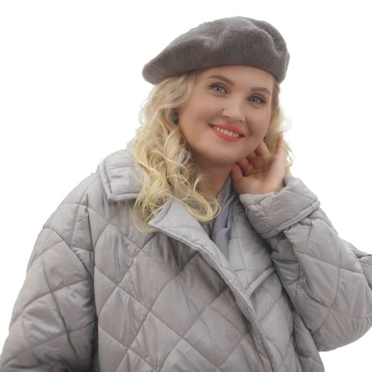 Берет Парижанка, хакі, Колір: Хакі, зображення 6