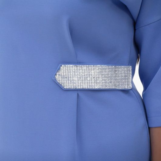 Сукня Естетика, блакитна, Колір:  Блакитний, Розмір: 52, зображення 3