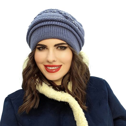 Шапка Гретта, джинс, Цвет: Джинс 