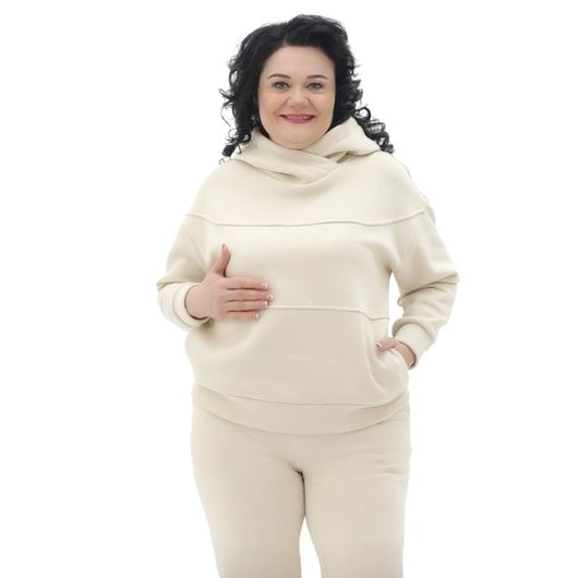 Костюм Імідж, молочний, Колір: Молочний , Розмір: 50, зображення 2