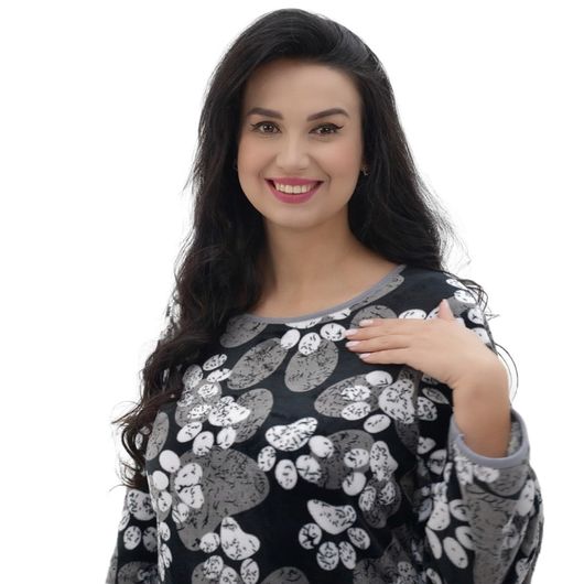 Платье-туника Николь, серое, Цвет: Серый , Размер: L, изображение 10