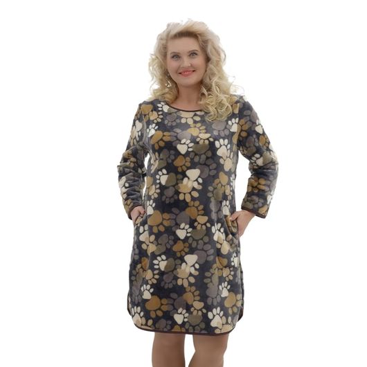 Платье-туника Николь, серое, Цвет: Серый , Размер: S, изображение 5