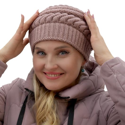 Шапка Гретта, джинс, Цвет: Джинс , изображение 7