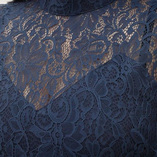 Платье Королева ночи, темно-синее, Цвет: Темно-синий , Размер: S, изображение 4