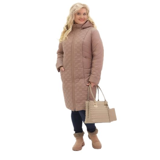 Пальто Еліт Коут, капучіно, Колір: Капучіно, Розмір: 50