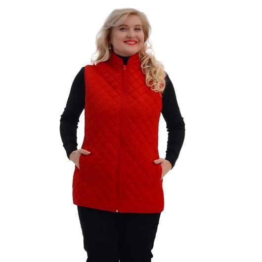 Жилет Леди Лайт, красный, Цвет: Красный , Размер: 46, изображение 2