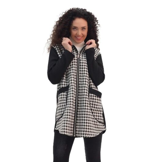 Пальто Французский шик, гусиные лапки, Цвет: Гусиная лапка , Размер: 54, изображение 3