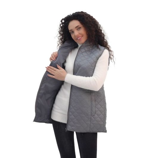 Жилет Леді Лайт, сірий, Колір: Сірий, Розмір: 60, зображення 2