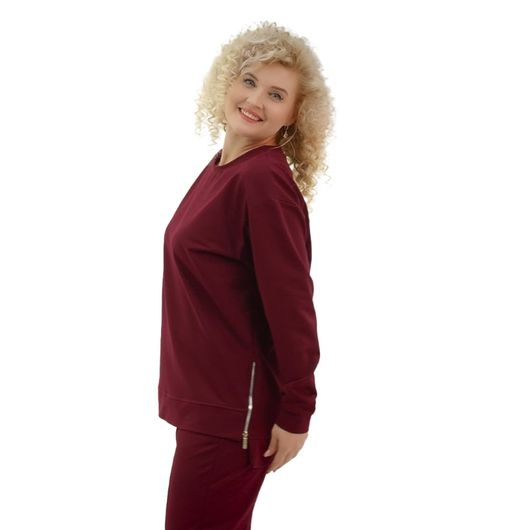 Костюм Еталон, бордовий, Колір: Бордовий, Розмір: 60, зображення 4