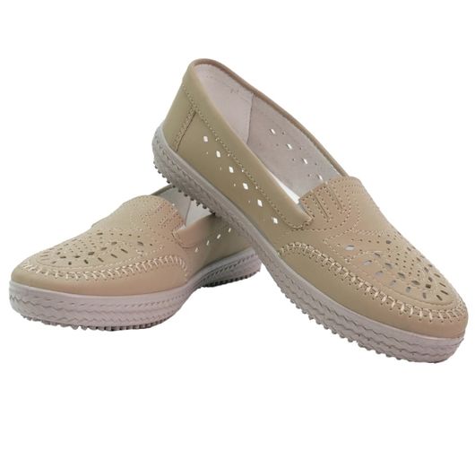 Туфли Флорис, бежевые, Цвет: Бежевый , Размер: 35