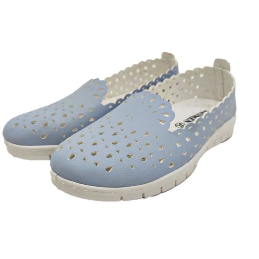 Балетки Лючия, голубые, Цвет: Голубой , Размер: 36