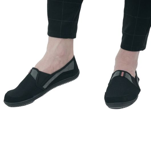 Слипоны Брайтен, классические, черные, Цвет: Черный, Дизайн: Классический , Размер: 43, изображение 2