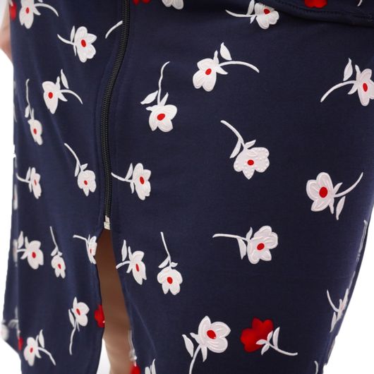 Халат Графиня, темно-синій, Колір: Темно синій, Розмір: M, зображення 2