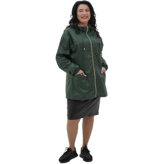 Куртка Донателла, зеленая, Цвет: Зеленый, Размер: 54, изображение 2