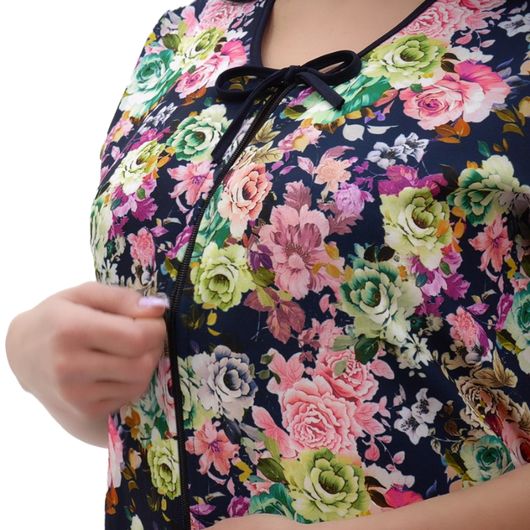 Халат Графиня, зелений, Колір:  Зелений, Розмір: 2XL, зображення 3