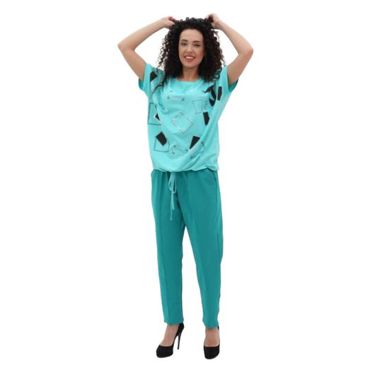 Туника Тропикана, малиновая, Цвет: Малиновый , Размер: L, изображение 6